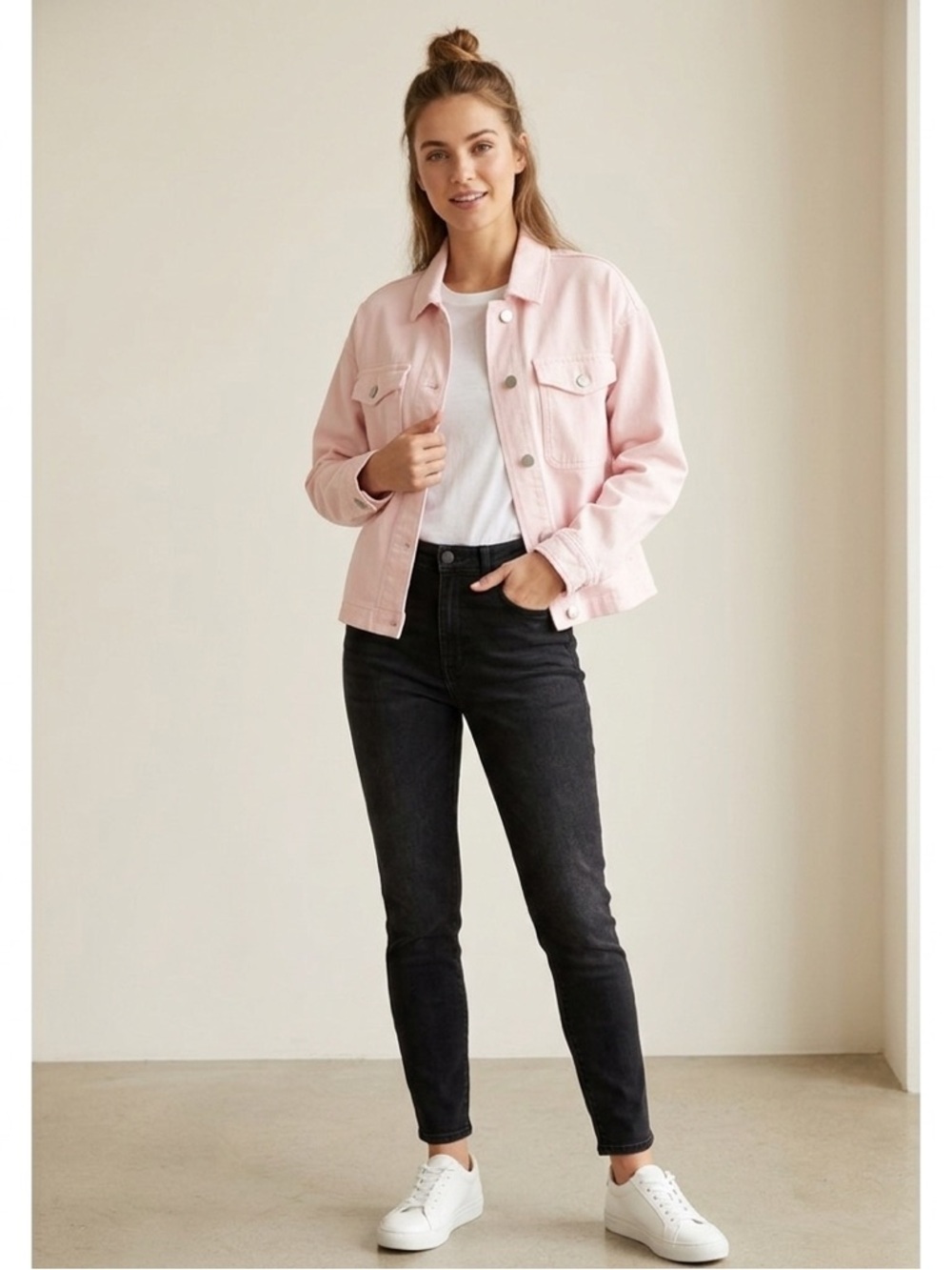 NOBO Light Pink Jean Jacket